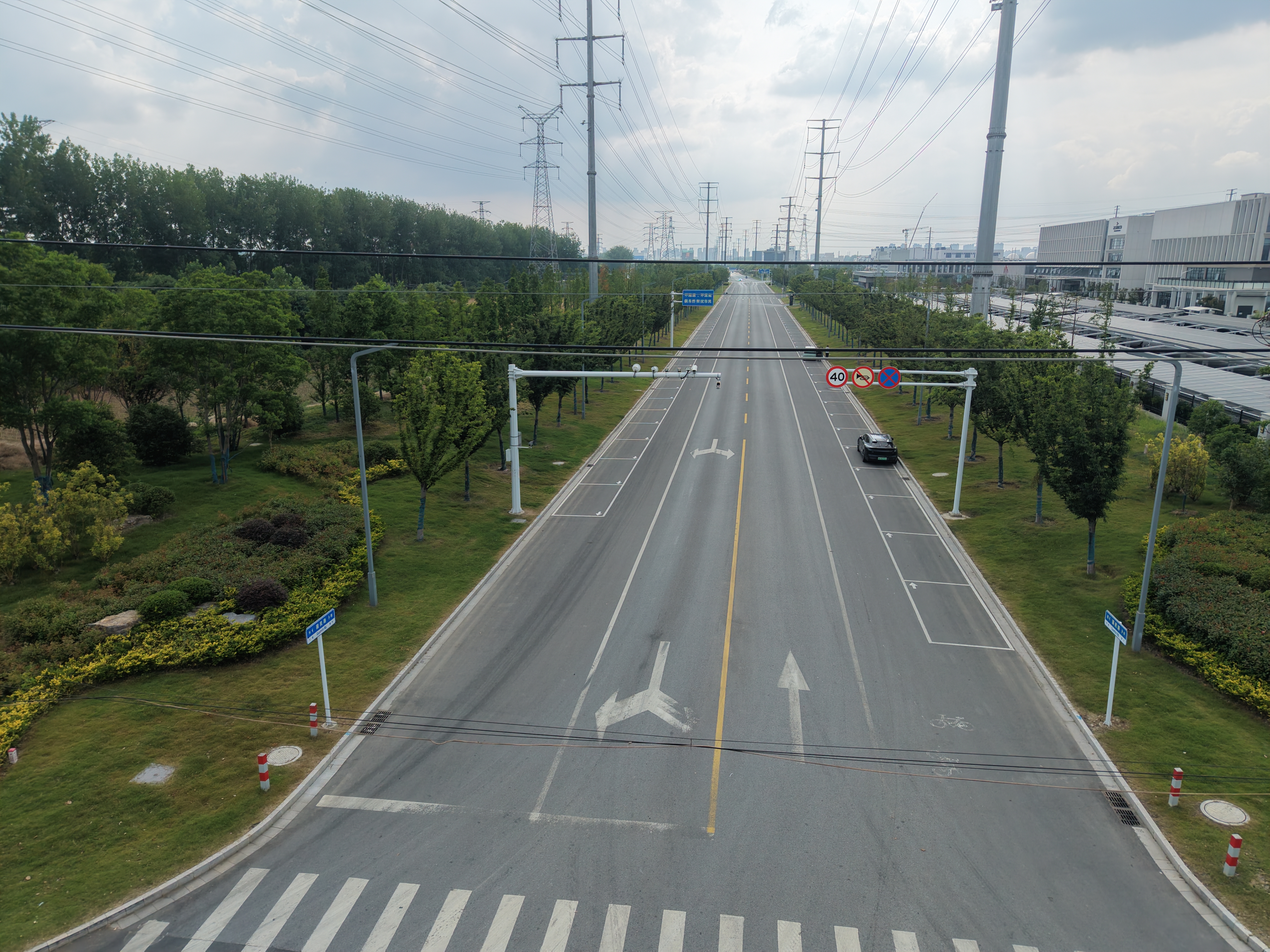 国民路市政道路工程全景